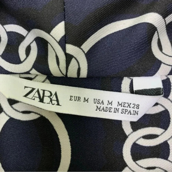 Zara  Chain Link Satin Top - Picture 9 of 10